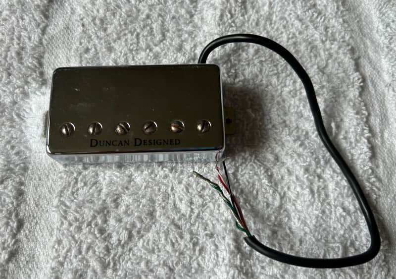 2000's Seymour Duncan Designed HB103 B Bridge Neck Guitar Pickup Chrome image 1