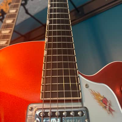 Gretsch G6120SHTV-T Setzer Hot Rod with TV Jones Pickups 2004 - 2014 - Tangerine image 3