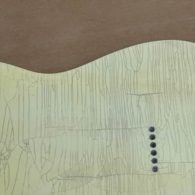 2162g Kohlin Guitars T-Type Roasted Pine replacement body Aged Nitro Relic Butterscotch Made in Sweden fits Fender Telecaster necks image 10