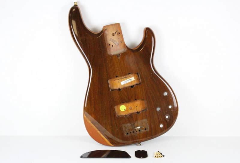 RARE 2001 Fender American Deluxe Zone Bass Walnut Exotic Wood BODY USA Premium Bass image 1