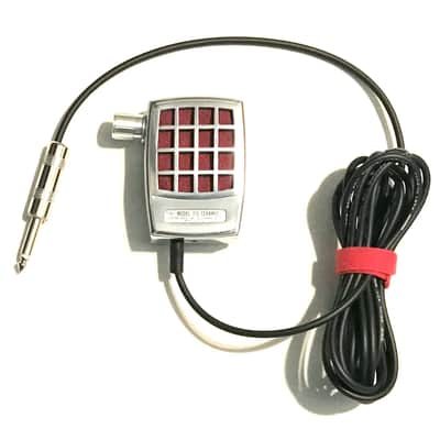 Custom Vintage 1950’s Electro-Voice 715 Satin Chrome HiZ Microphone - Shure Ceramic Element- Built-in Volume Control image 2