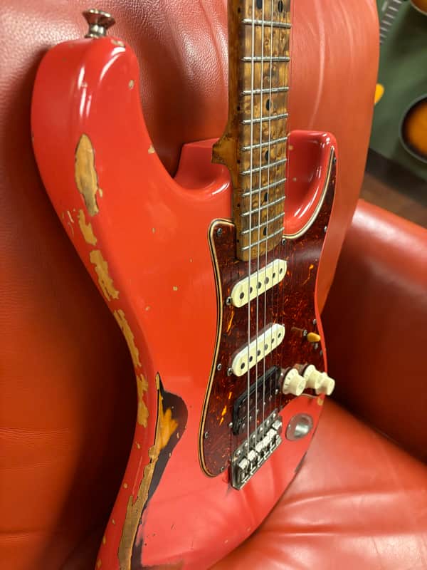 2017 LsL Instruments Saticoy Nacho Red over Three Tone | Reverb