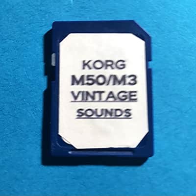 KORG M50/M3 SOUNDS -VINTAGE ROCK COLLECTION SD