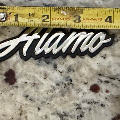 Alamo Amp Logo Badge Nameplate 60s-70s image 2