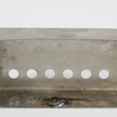 Vintage Gibson Les Paul Standard/Custom 1950s Reissue Pickup COVER ~Nickel~ Aged RELIC image 6