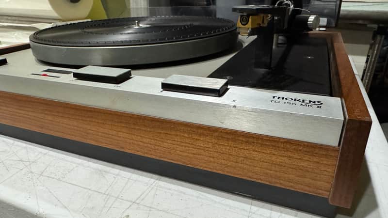 Thorens TD 125 MKII Turntable Serviced Recapped Clean AS-IS