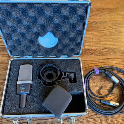AKG C214 Large Diaphragm Cardioid Condenser Microphone 2010s - Black image 3