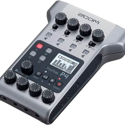 Zoom PodTrak P4 Portable Multitrack Podcast Recorder image 4