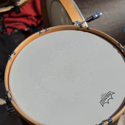 PDP PDCC2213TN Concept Classic Maple Series 13/16/18/22" with 14 inch snare - Walnut Stain with Natural Hoops image 6