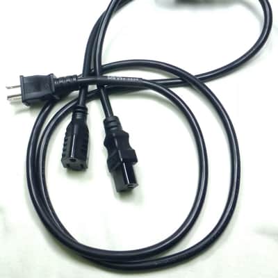 LASE 6 ft AC Power Y Splitter Cable - NEMA 5-15P to IEC320-C13 & NEMA 5-15R image 1