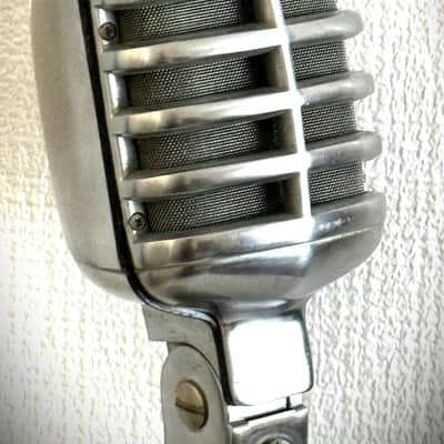Vintage 1950's Electro-Voice 911 Crystal Microphone-hot output-w/cable-stand image 4