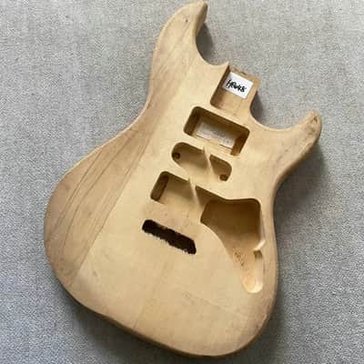 Unfinished Basswood Guitar Strat Style Body image 1