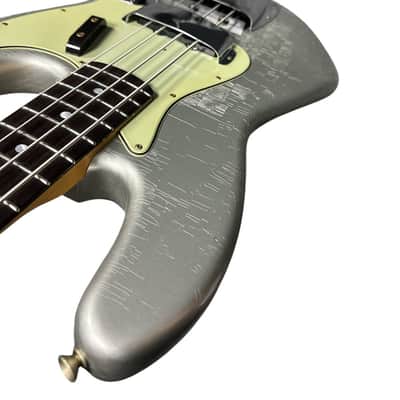 Fender Custom Shop 1965 JOURNEYMAN Jazz Bass, Faded Inca Silver/Rosewood *On Order, ETA Feb. 2027 image 7