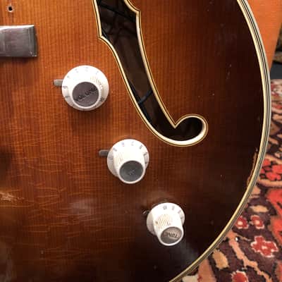 Vintage 1960s Hofner Committee Thinline Brunette Electric Guitar 5.5lbs w/ Case image 7