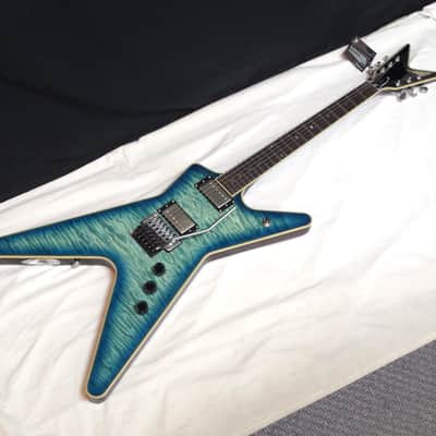 DEAN ML 40th Anniversary electric GUITAR new Faded Denim w/ CASE - Floyd Rose image 4