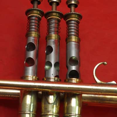 Leblanc 707 Sonic Bb trumpet 1961 - Gold plated image 15