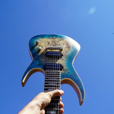 Dean PROTOTYPE Exile 7 Burl Poplar w/Fishman Fluence 7-String image 8