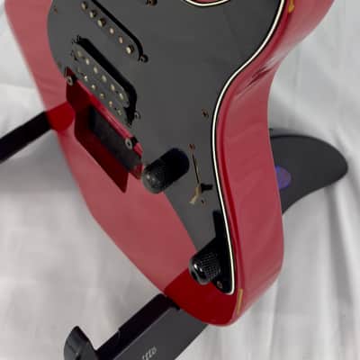 Yamaha RGZ621P Loaded Electric Guitar Body 1990’s - Ruby Red image 6