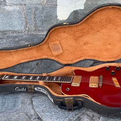 Guild M75 BLUESBIRD 1972 - Cherry Red image 23
