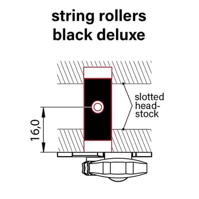 SCHALLER "GRAND TUNE" ROLLER DELUXE TUNERS FOR CLASSICAL & FLAMENCO NYLON STRING GUITARS image 6