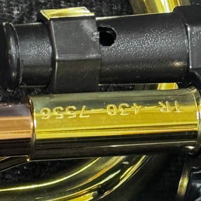 Jean Paul USA TR-430 Intermediate Student Trumpet Outfit with Contoured Case 2010s - Clear-Lacquered Brass image 4