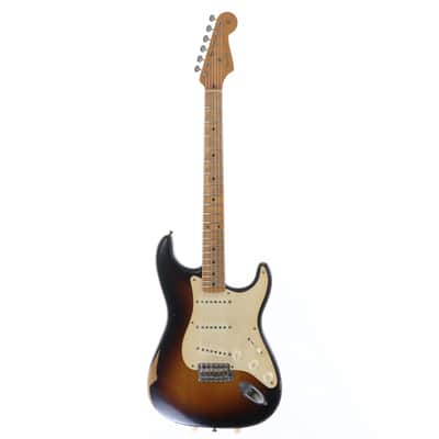 Fender Mexico Road Worn '50s Stratocaster 2-Color Sunburst [MZ8185876] (08/20) image 13