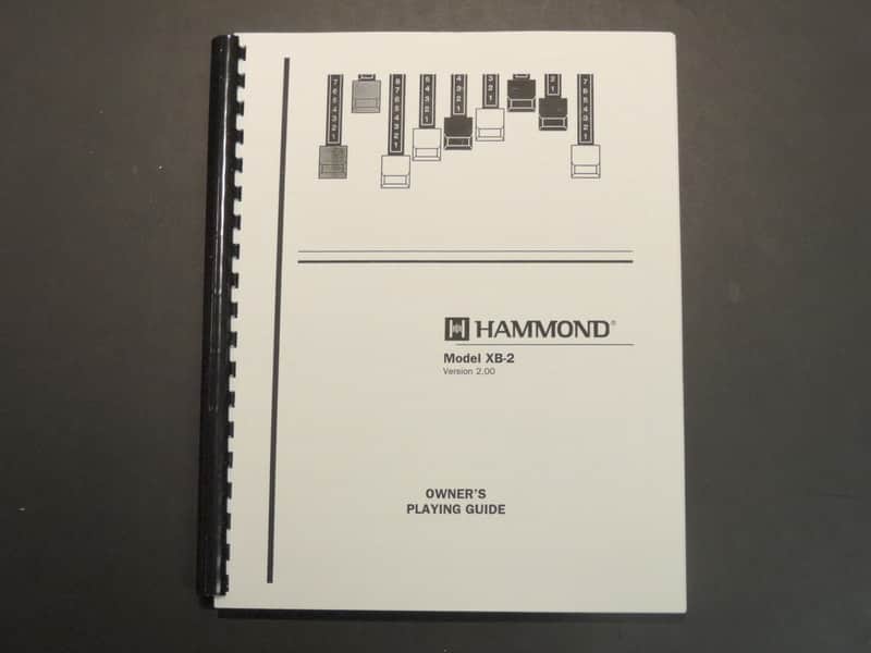 Hammond XB-2 Owner's Playing Guide [Three Wave Music] image 1