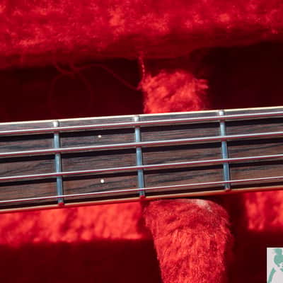 Vintage 1965 Mosrite of California "The Ventures" 4 String Bass w Brazilian Rosewood FB & OHSC - Made in the USA image 13