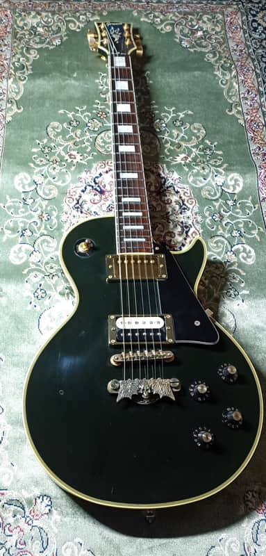 Greco Les Paul Custom Black Beauty Egc-650 1990 image 1