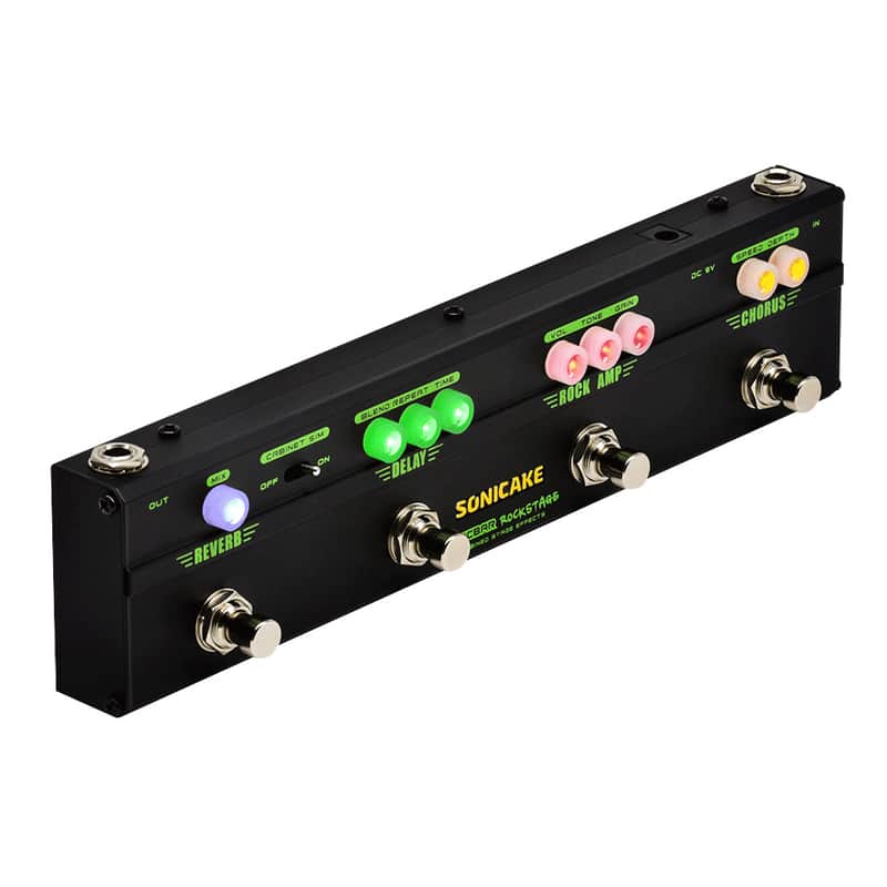 SONICAKE SonicBar RockStage 80s Classic Arena Rock Guitar Multi Effects Pedal(Shipping from US local warehouse) image 1