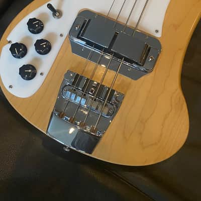 Rickenbacker 4001-C64 Stripped: Reissue Left Handed Bass Guitar 2009 Natural image 15