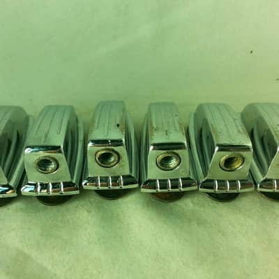*Ludwig 6x Tom Drum Small Classic Lug Chrome 1 1/4"Vintage Short Swivel-Nut 60s* image 3