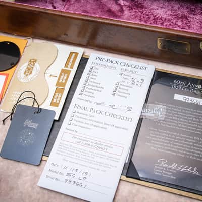 GIBSON USA Custom Shop 60th Anniversary '59 Les Paul Standard Reissue "Cherry Teaburst + Rosewood" (2019) image 3