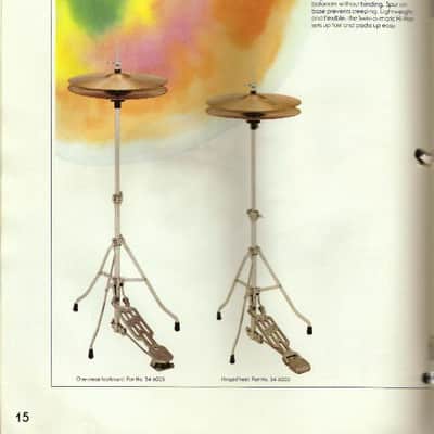Vintage 1976 Rogers Memriloc era SWIVOMATIC Hi-Hat Stand Like Charlie Watts! image 2