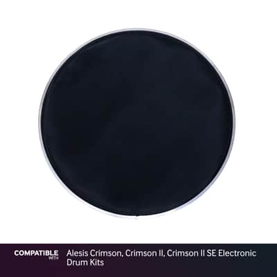 Black 12" Mesh Drum Head for Alesis Crimson, Crimson II, Crimson II SE Electroni image 1