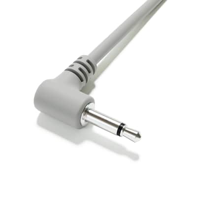 ExcelValley [Grey | 90 cm - 35.43"] 5-Pack - Right Angle Mono Modular Patch Cables image 4