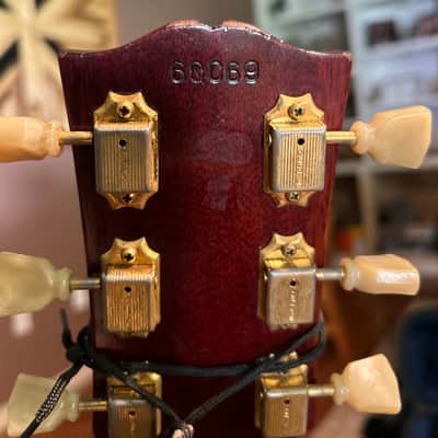 Gibson Hummingbird 1962 - Cherry Sunburst image 15