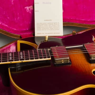 Gibson ES-350TD Thinline Hollow Body Electric Guitar (1961), ser. #R6078-10, original brown hard shell case. image 13
