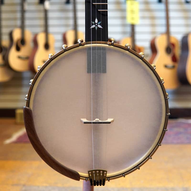 OME USA Juniper 12" Curly Maple Open Back Banjo w/Hard Case image 1