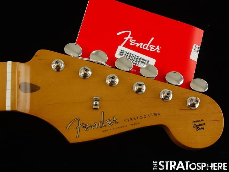 Fender Vintera II 50s RI Stratocaster Strat NECK + TUNERS, 1950s Maple Soft V image 1