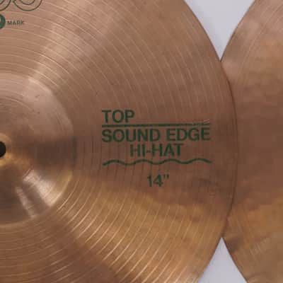 PAISTE | 505 | SOUND EDGE | 14" HI-HATS-14" image 3