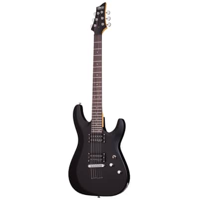 Schecter C-6 Deluxe - Rosewood Fingerboard, Satin Black image 5