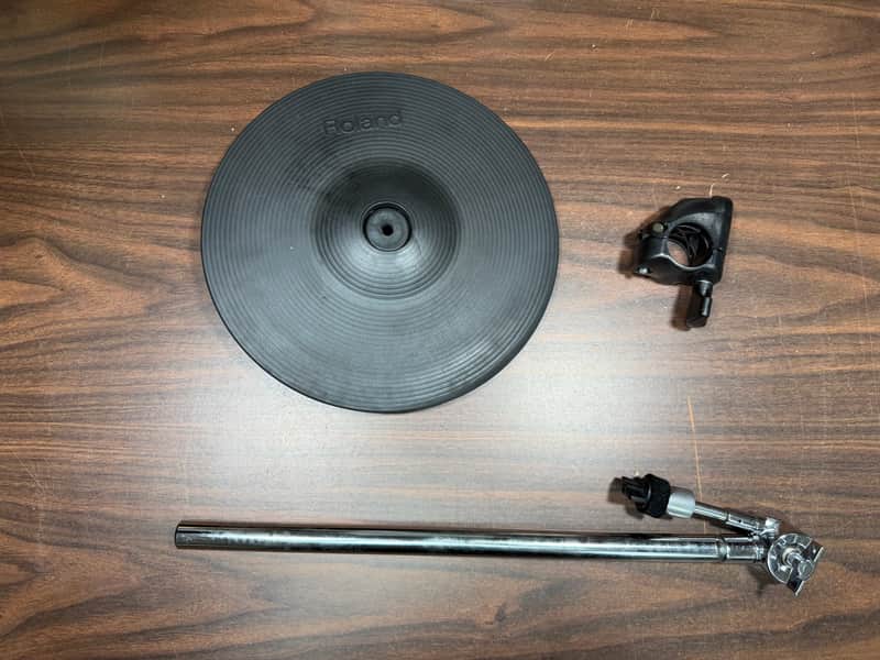 Roland CY-12R/C 3 Way Trigger V-Cymbal Ride V-Drum Pad w/Arm & Clamp - OY95440