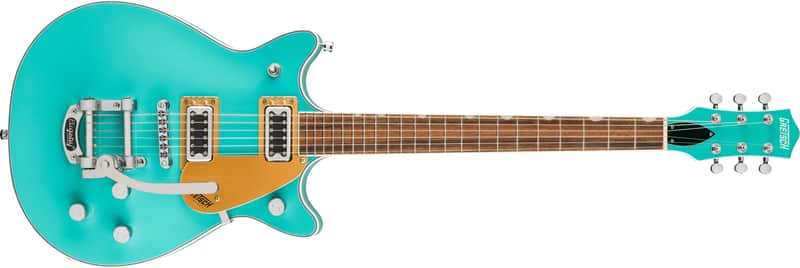 Gretsch G5232T Electromatic Double Jet FT with Bigsby Laurel FB Caicos Green