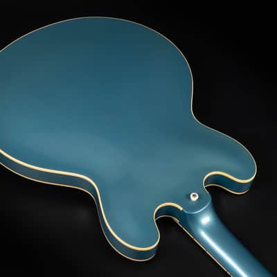 2023 Gibson Custom Shop '59 ES-335 Dot Reissue - Pelham Blue VOS | USA Vintage 1959 Semi-Hollow Custombucker AlNiCo III Unpotted Humbucker 3.39kg | CoA OHSC image 14
