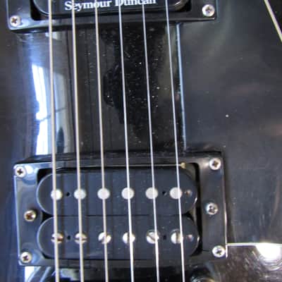 Agile Al-3000 - Very Rare Open Book Headstock - 2000's - Black- P/up upgrade - HSC image 6