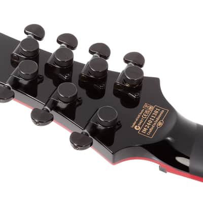 Schecter Sunset-7 Red Dawn Gloss Black image 15