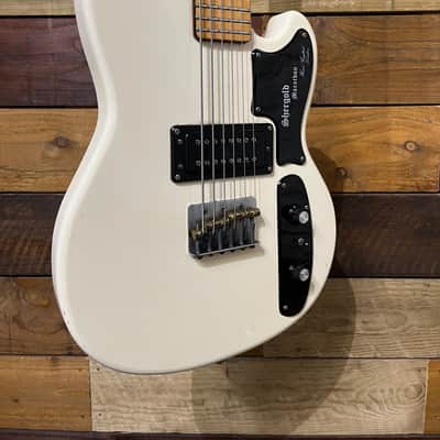 Shergold Marathon 6 String Bass White 1981 image 3