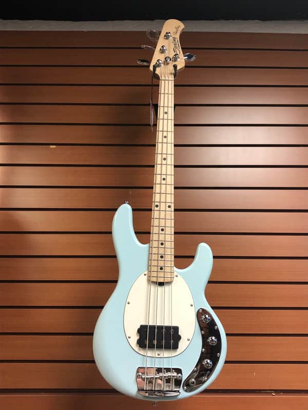 Sterling StingRay Short Scale in Daphne Blue image 1