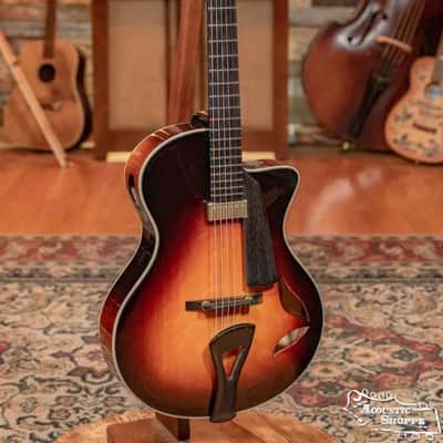 Eastman FV880CE-SB AAA Spruce/Flamed Maple Frank Vignola Signature Sunburst Archtop Guitar w/ Lollar Johnny Smith Pickup #0758 image 3